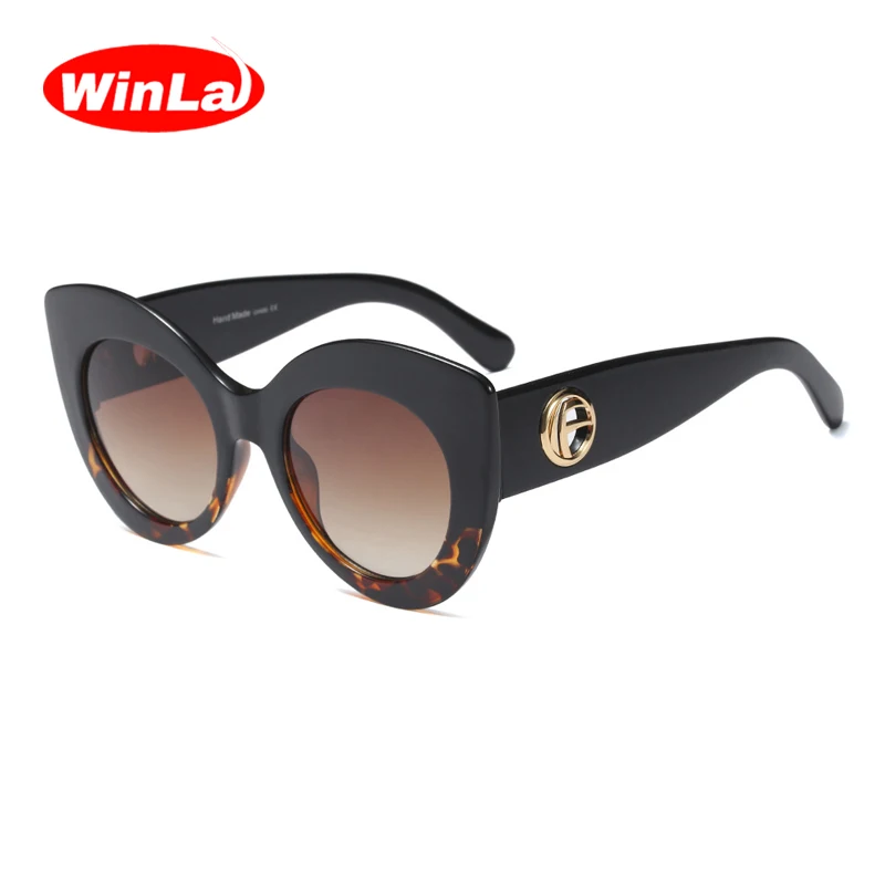 Winla 2019 New Fashion Design Women Classic Personality Cat Eye Sunglasses Women Big Frame Street Tide Sun Glasses UV400 WL1026 Winla 2019 New Fashion Design Women Classic Personality Cat Eye Sunglasses Women Big Frame Street Tide Sun Glasses UV400 WL1026