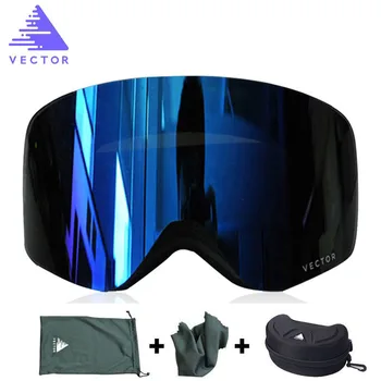 Men Women Ski Goggles Double Lens UV400 Anti-fog Winter Snow Sports Snowboard Big Spherical Glasses Skiing Adult Snow Eyewear nandn snow ski goggles men women double lens uv400 anti fog skiing eyewear snow glasses adult skiing snowboard goggles