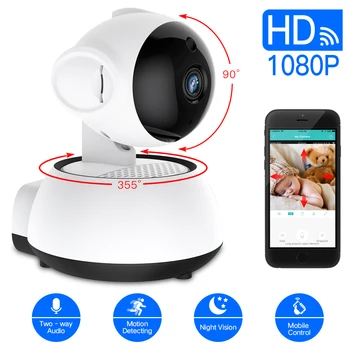 

SDETER Wireless Security Camera IP Camera WIFI Home CCTV Camera 1080P 720P Audio Surveillance P2P Night Vision Baby Monitor Cam