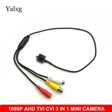 Home Security 1080P 1920*1080 AHD TVI CVI 3 IN 1 Mini Surveillance Camera CCTV H.264 3.7mm Lens 2MP Wired Color Security Camera 1920 1080 2mp 30fps h 264 hd 1 3 cmos ar0330 5 50mm manual zoom varifocal high speed mini usb camera endoscope android