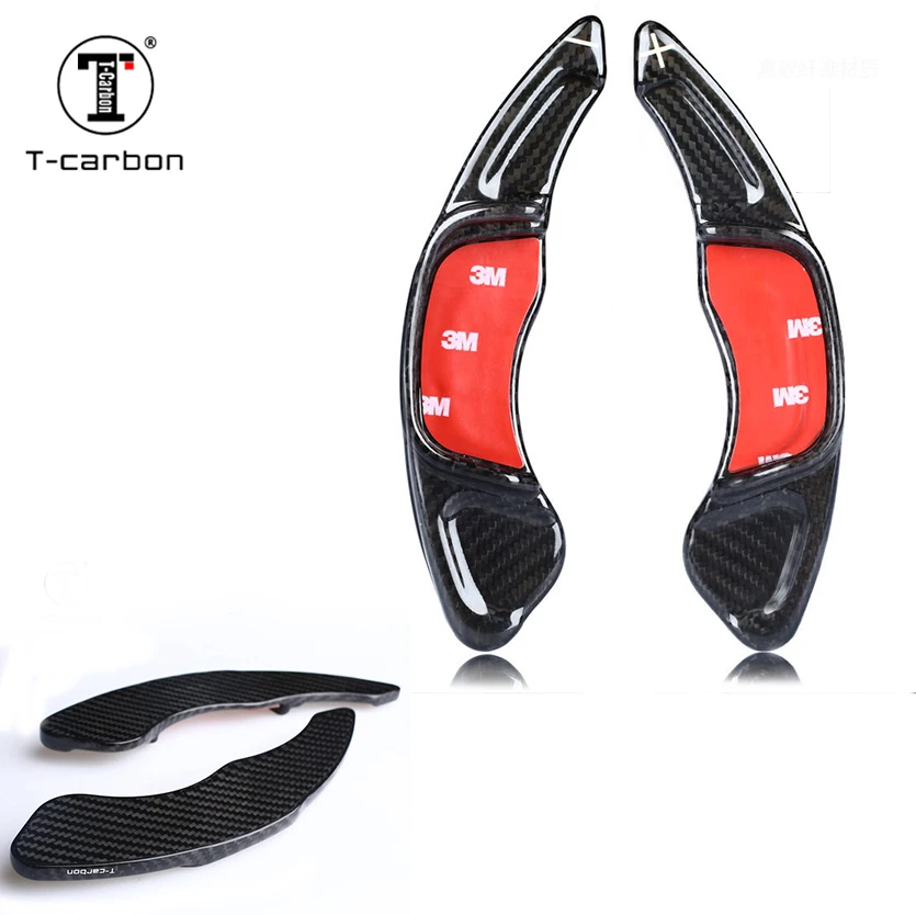 

Steering Wheel Shift Paddles Phideon Tiguan Lamando Car styling For Old Volkswagen Real Carbon Fiber