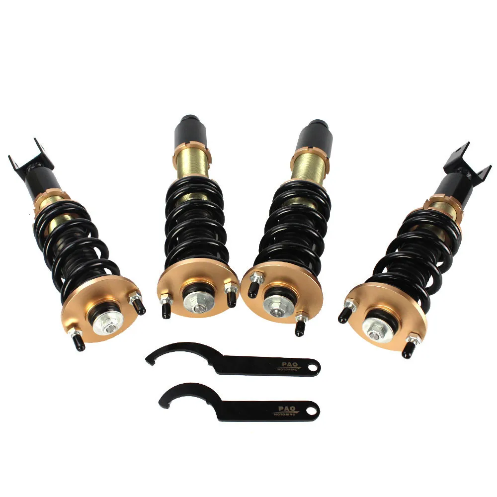 

Full Set Adjustable Height Coilover Spring Kit Coil Shocks Suspension For Honda Civic 92- 00 Del Sol 92-97 Acura Integra 94-01