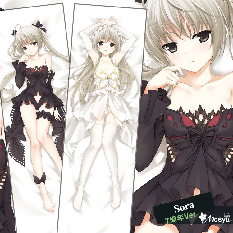 Наволочка Yosuga No Sora с изображением Феи Бабочки обнимающей тело симпатичная