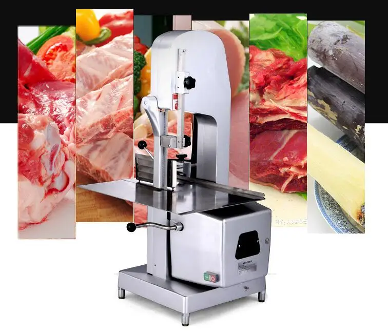 

Frozen Meat Cutting Machine Desktop Steel Fish Bone Cutter Household or Restaurant Meat Mincer J-310