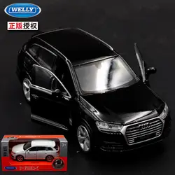 1 шт. 1:36 11.5 см деликатес Welly Audi Q7 внедорожник модели автомобиля сплава Home Collection украшения мальчик игрушка в подарок