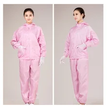 10 компл.) антистатические с капюшоном деления для очистки от пыли одежда очистить равномерное разделение тип чистой одежды спрей краски рабочая одежда