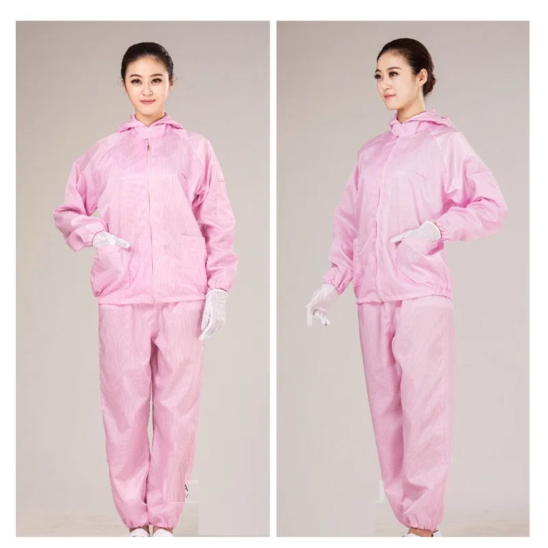 

(10 set)Anti-static hooded fission Dust clean clothes Clean the uniform Split type clean clothes Spray paint work clothes