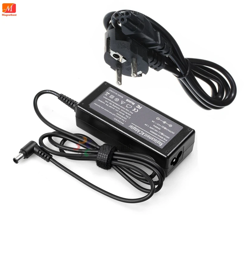 LED LCD 모니터 충전기 케이블, 삼성 BX2035, BX2235, S22A100N, S19A100N, S22A200B, S22A300B, S22B350H 용 AC 어댑터, 14V, 2.14A, 3A