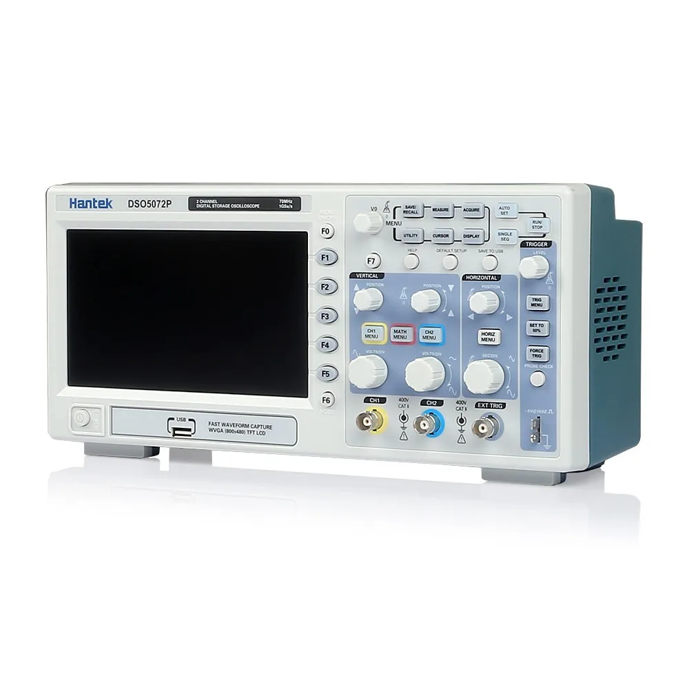 Hantek DSO5072P цифровой осциллограф 2CH 70 МГц полосы пропускания 1GS/s скорость