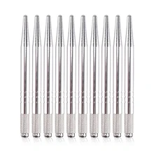 Алюминий Microblading ручка легкий ручной Игла с микролезвием держатель Caneta микроблейдинг tebori бровей Тату Pen автоклав