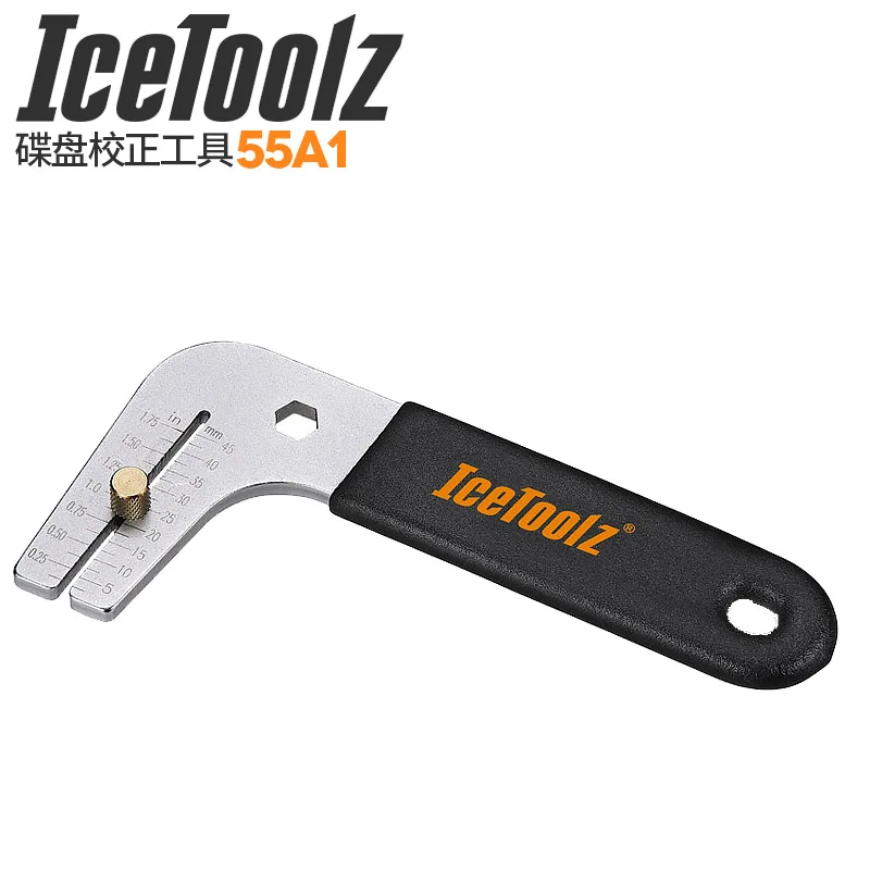 

IceToolz Ice Toolz Bicycle 55A1 Disc rotor truing tool scales to 2.5mm Bike Repair Tools