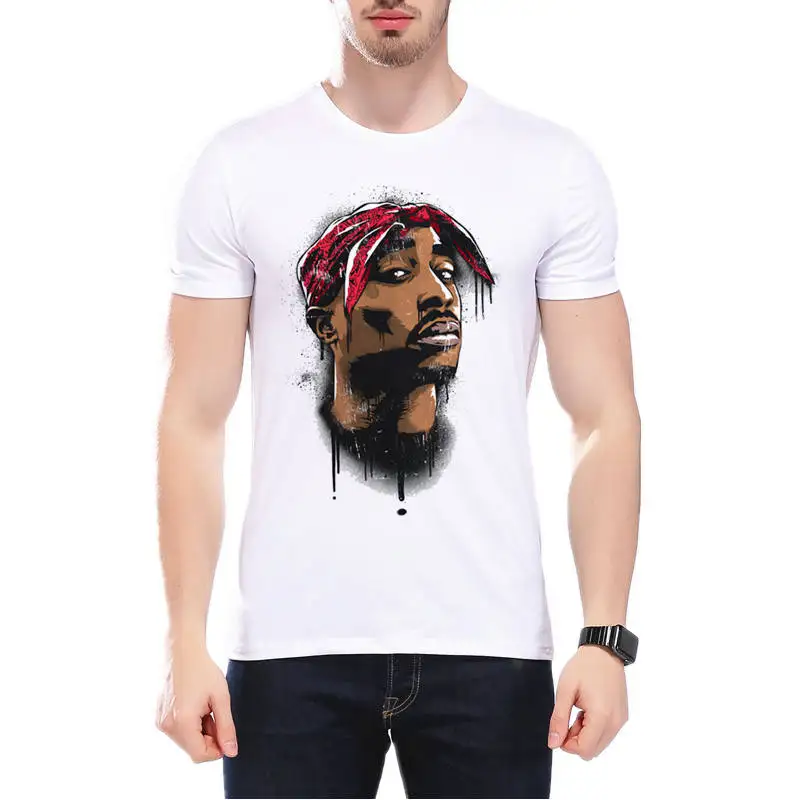 

Hot Sale Brand Clothing Tupac 2PAC Justin Bieber Bob Morley Design Men T Shirt Rap Hiphop summer Fashion Tee T-Shirts L9J82