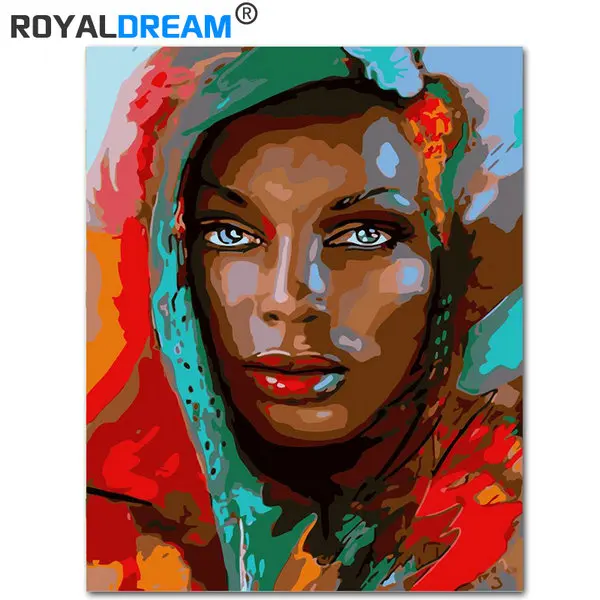 

ROYALDREAM DIY DIY Framed Oil Painting By Numbers By Numbers Coloring Paint Modern Wall Art Picture Gift