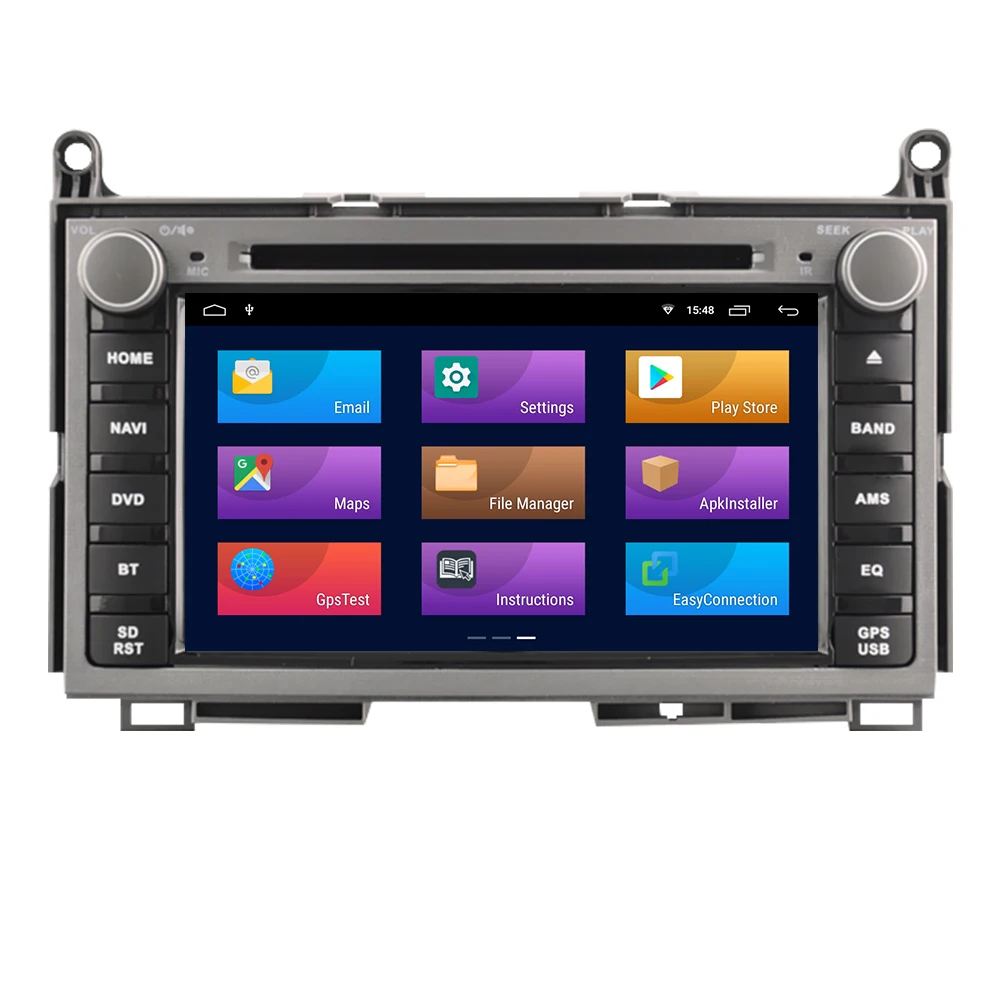 Perfect Eunavi 2 din Quad core Android 8.1 Car DVD For TOYOTA AVENSIS 7 inch Radio GPS Navi Stereo head unit Multimedia player in dash 3