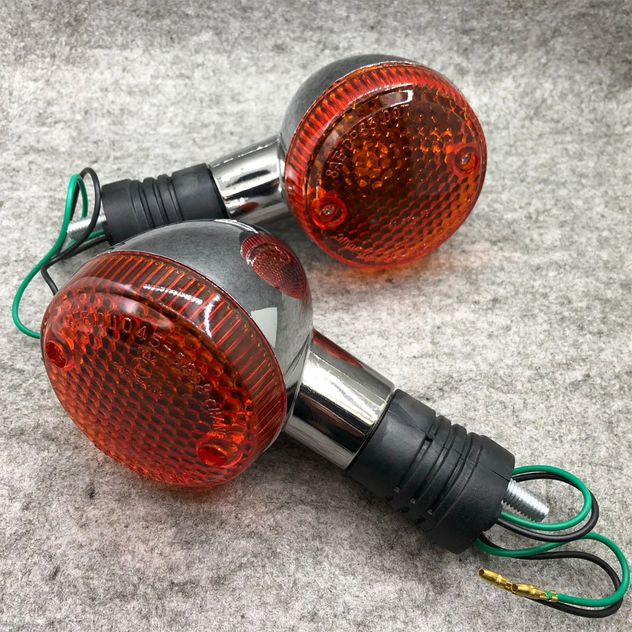 

Yecnecty For Honda Magna VF250 VF750 Steed VLX 400 VLX 600 Shadow 400 750 Motorcycle Rear Turn Signal Indicators Light 2PCS Lamp
