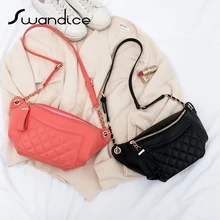 Многофункциональные ромбовидные стеганые клетчатые сумки с цепочкой поясные сумки через плечо винтажные женские уличные