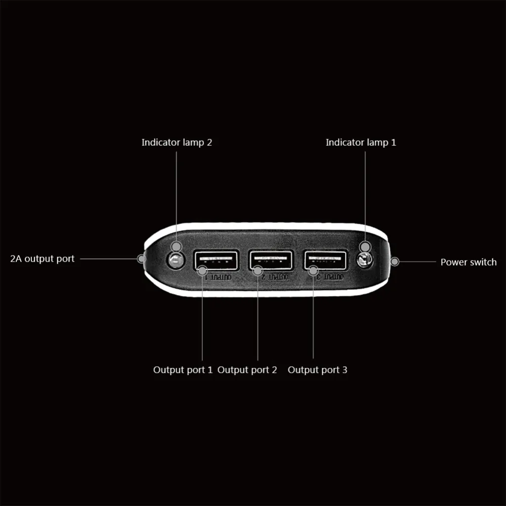 Высокое качество 3 USB порта DIY 8x18650 аккумулятор внешний аккумулятор чехол корпус Светодиодный светильник ЖК-экран дисплей DIY внешний аккумулятор коробка держатель чехол