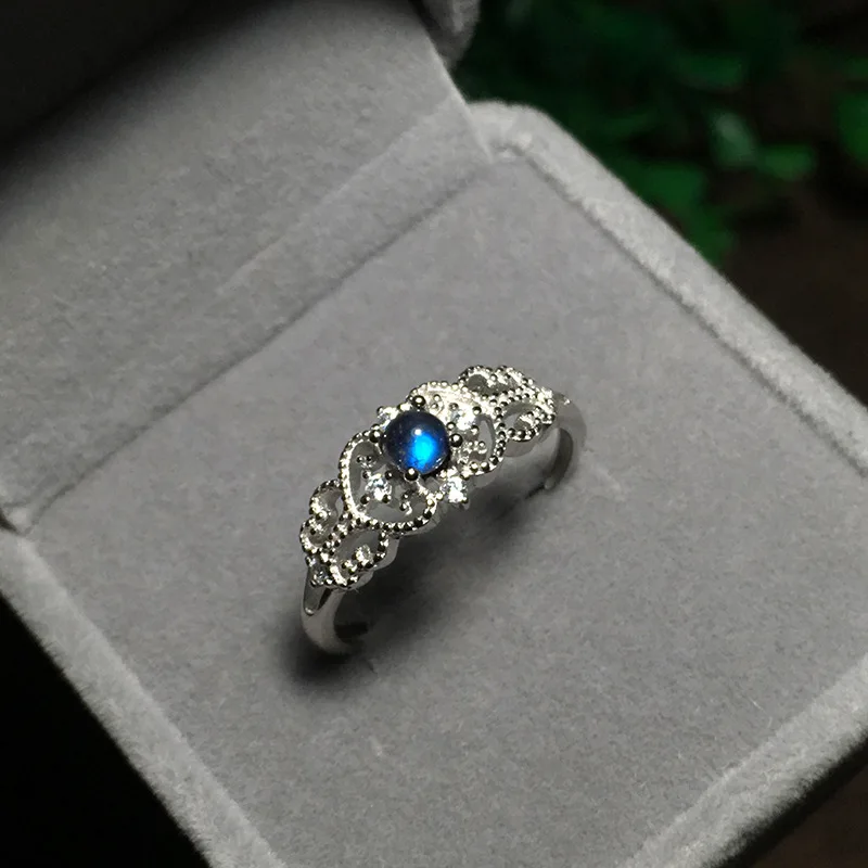 

Blue Flash Labradorite 925 Sterling Silver Ring Organic Gypsy Boho Jewelry Bohemian Everyday Wear Ring Moonstone Gems Fine Ring