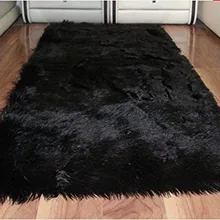 Супер искусственный коврик из овчины, детский коврик и ковер, мягкая искусственная накидка из овчины для стула, коврик для домашнего декора, пушистый коврик из натурального меха