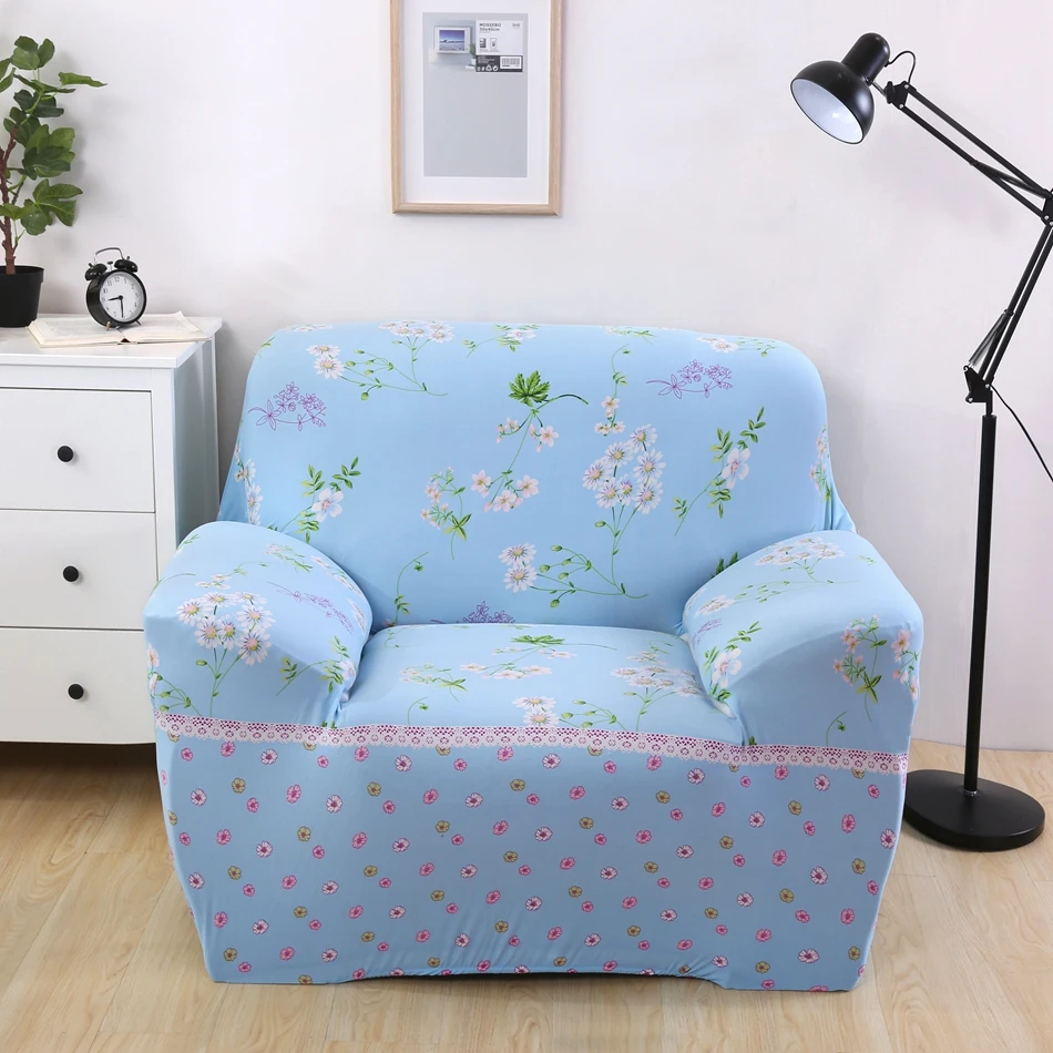 Cool floral design sofa covers for living room single double three four seat loveseat slipcover