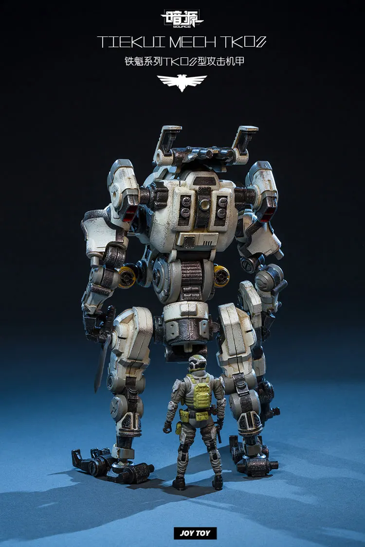 

1/25 JOYTOY anime action figures Robot model finished movable for kids holiday gifts ABS " Tie Kui Series TK02" free shipping