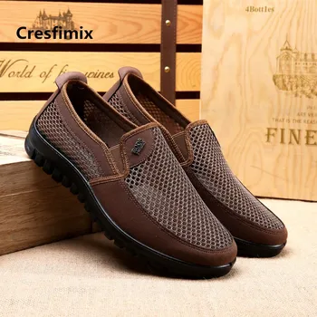 

zapatos hombre men cool comfortable spring & summer breathable work shoes male street driving grey mesh shoes leisure shoe e2021