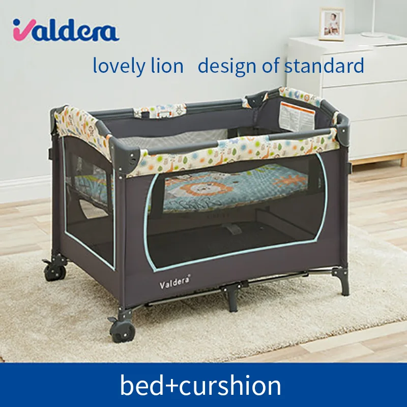 Valdera multifunctional folding baby bed fashion portable game bed bb baby child bed cradle bed