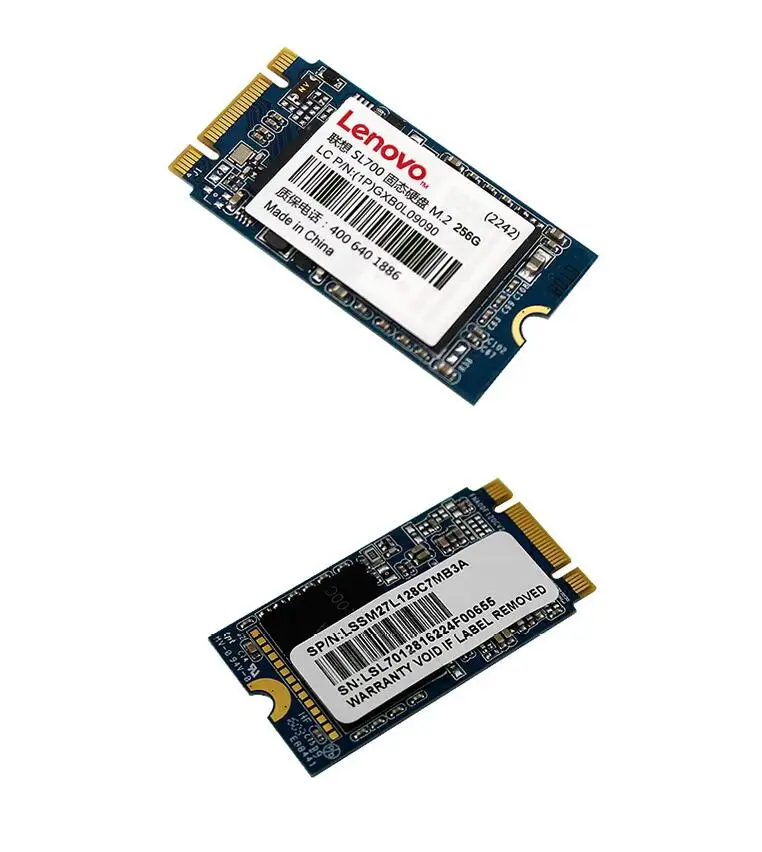 lenovo SSD Внутренний твердотельный диск 256 ГБ 128 Гб жесткий диск NGFF M.2 2242/2280 для ноутбука, настольного компьютера, ПК, игровой компьютер