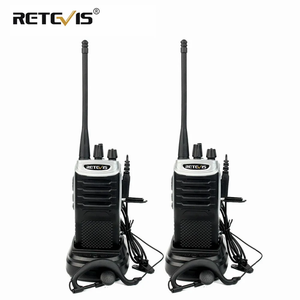 

2 pcs Retevis RT7 Radio Walkie Talkie 5W 16CH UHF TOT FM Radio(88-105MHz) Frequency Portable Radio Set Handheld Hf Transceiver