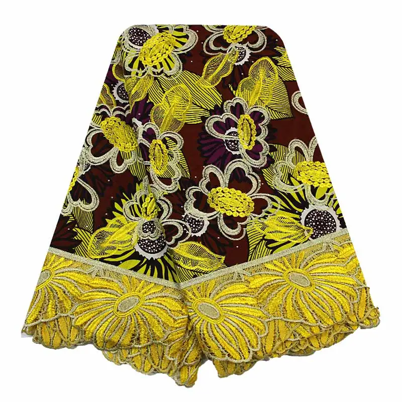 

2018 Factory Direct Sale Latest African Laces Fabrics Embroidered Guipure Lace Fabric High Quality Nigerian Wax Lace Fabric