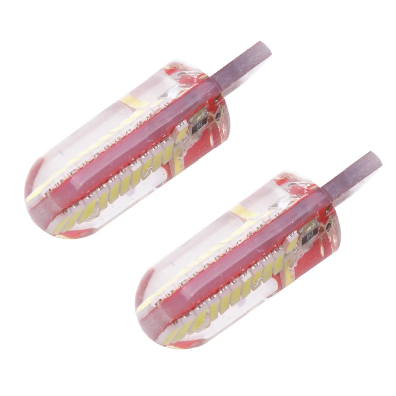 100 шт. Автомобильные светодиодные лампы t10 w5w T10 194 W5W Canbus 24SMD 4014 с силиконовым