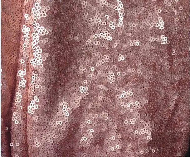 Лаванда/Фиолетовый блесток ткань по двору двухстороннее стрейч спандекс вышитые сетки африканские Кружева блесток ткань для шитья платья - Цвет: Blush