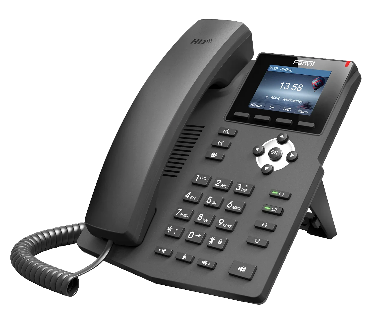 Fanvil X3S IP телефон SOHOIP телефон промышленности телефон 2 SIP линии HD голосовой POE с поддержкой наушников Smart Deskphone