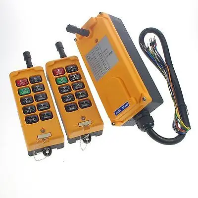380VAC 2 Transmitters 4 Motions Mixer Crane Conveyor Truck Remote Control System | Обустройство дома