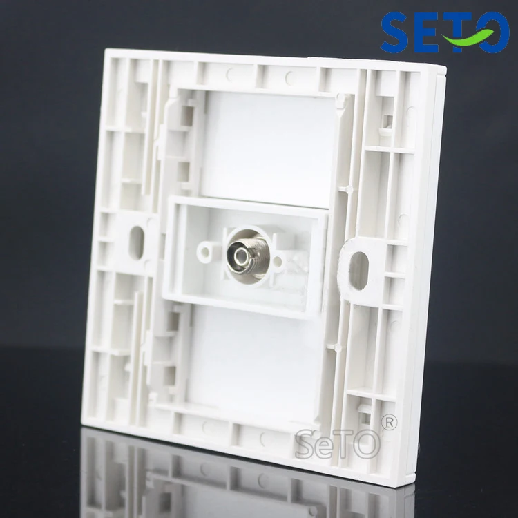 SeTo 86 Type Single Port Optical FC Panel Outlet Wall Plate Socket
