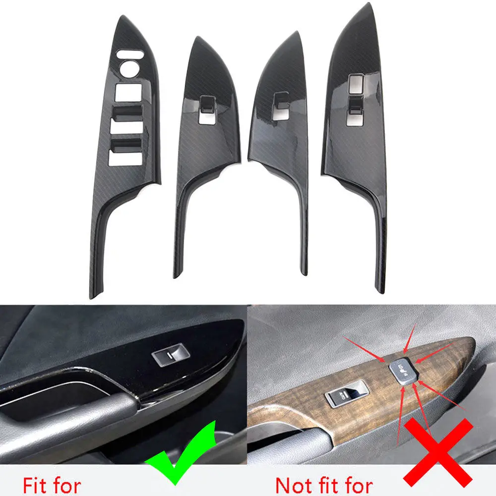 Для Honda Accord 2013 2014 2015 2016 2017 4x АБС-пластик цветное автомобильное окно переключатель