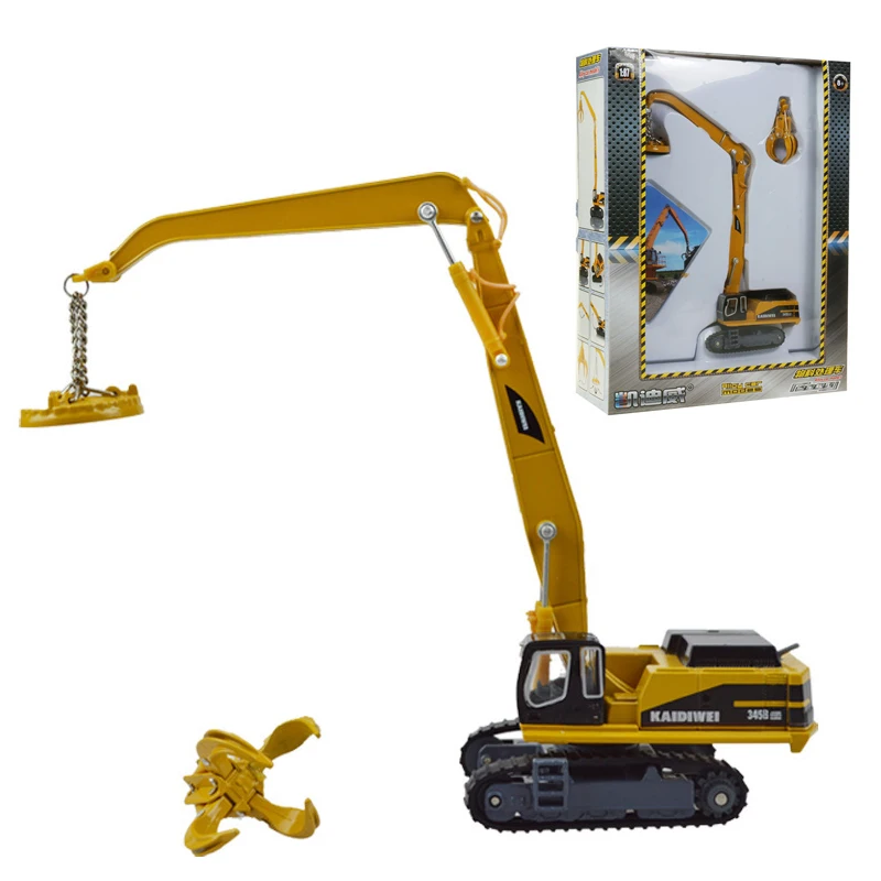 

Alloy engineering vehicle material handling vehicle Manipulator arm can extend car model boys&girls car toy birthday gift
