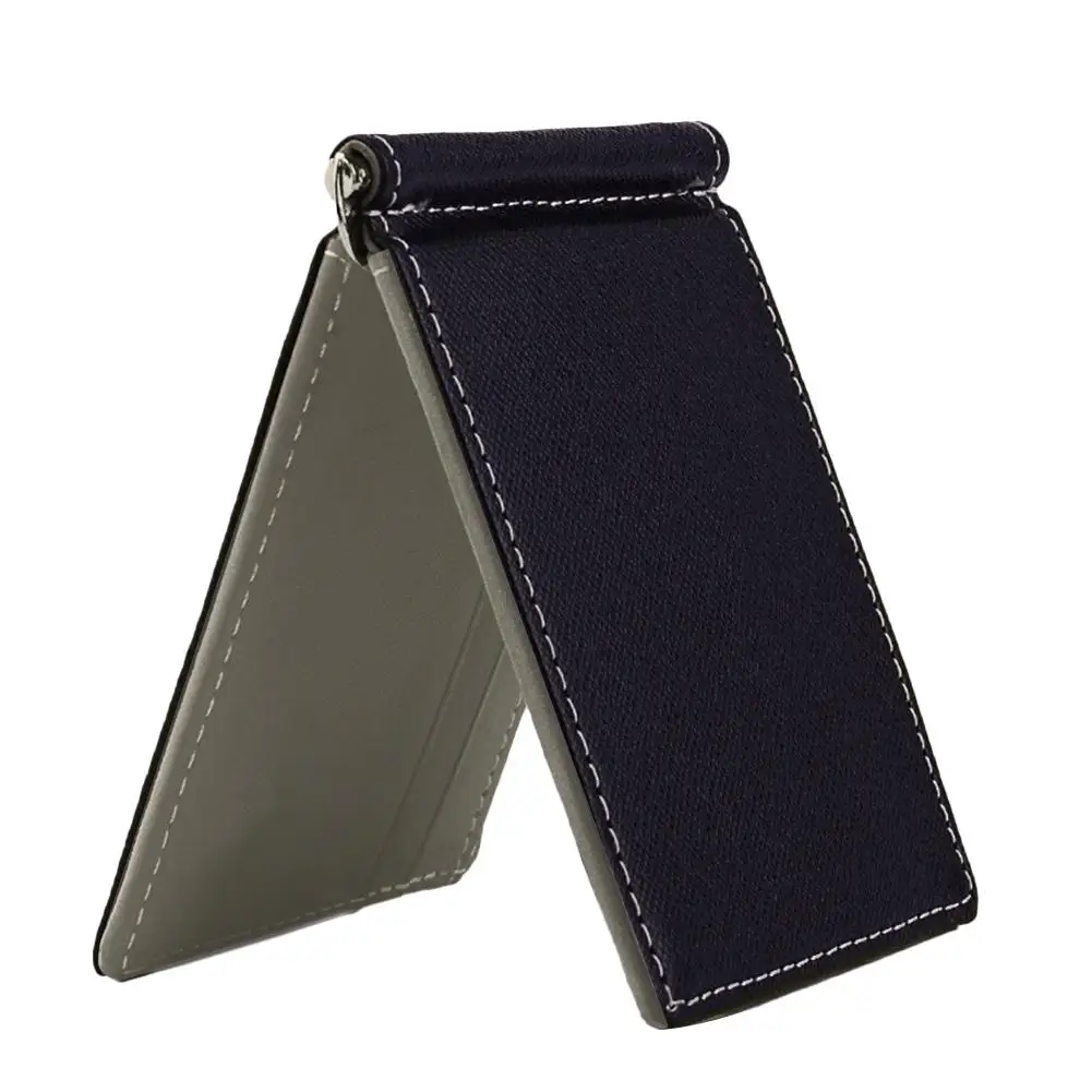 

Men Bifold Business Leather Wallet Luxury Brand Famous ID Credit Card Visiting Cards Wallet Magic Money Clips 2019 Hot