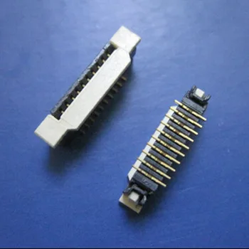 

100pcs FPC Cable Connector 1.0mm Pitch 6 Pin SMT Vertical SMD Slotted Feet Socket