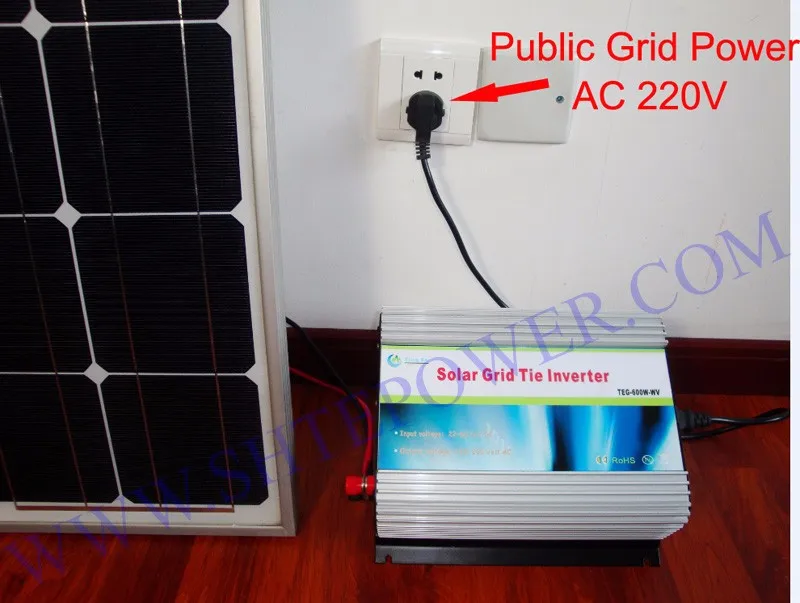 300W Solar Grid Tie Inverter, 24V/48V DC to 120V/230V AC