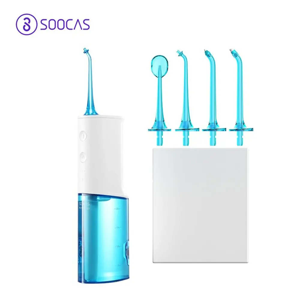 

Teeth Cleaner Rechargeable Electric Water Flosser Portable Irrigator For Teeth IPX7 Waterproof for Teeth/Braces Care