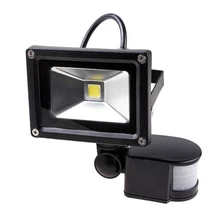 10 Вт Инфракрасный Точечный светильник Светодиодный прожектор светильник индукции инфракрасный датчик движения Сенсор белый/теплый для напольный светильник