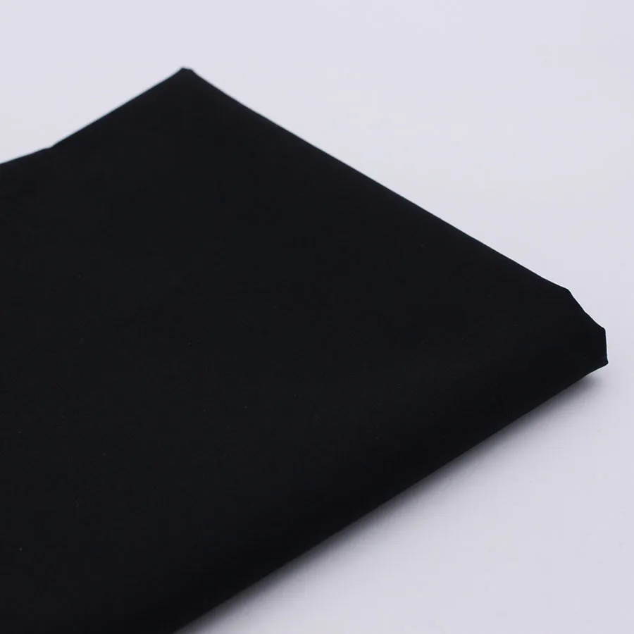 Pure Black Cotton Fabric For Sewing DIY Handmade Hometextile Cloth Tissues  Patchwork Fabrics Tissue Home Textile Telas Tecido