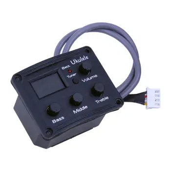 

3-Band EQ Guitar Tuner Electric Tuner Metronome Built-in Mic with Pickup Function for Guitar Chromatic Bass Violin Ukulele New