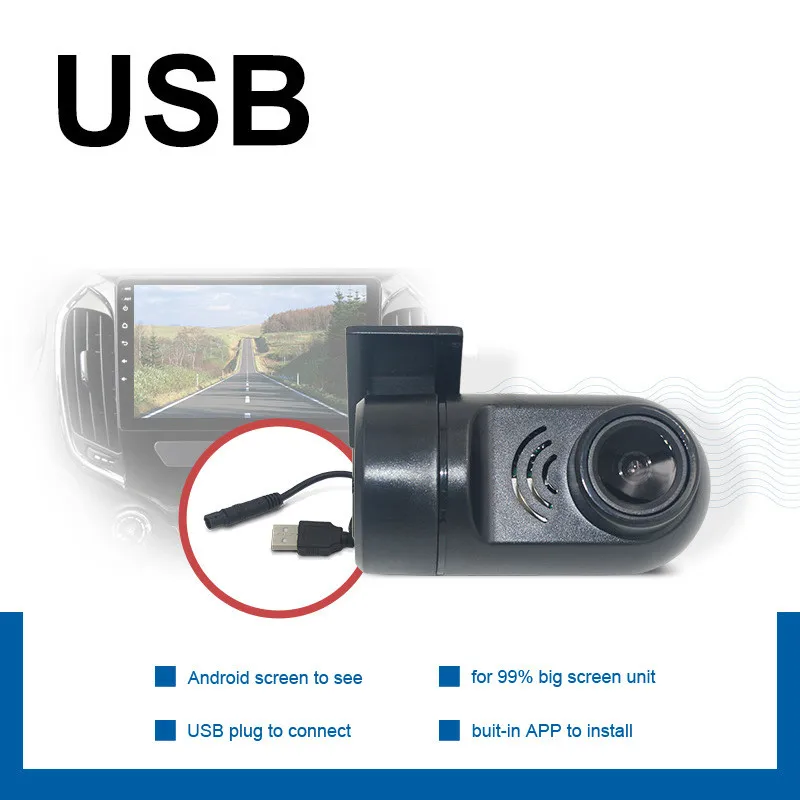Hp 1080P Мини USB видеорегистратор скрытый Автомобильный ADAS E dog для Android автомобильный