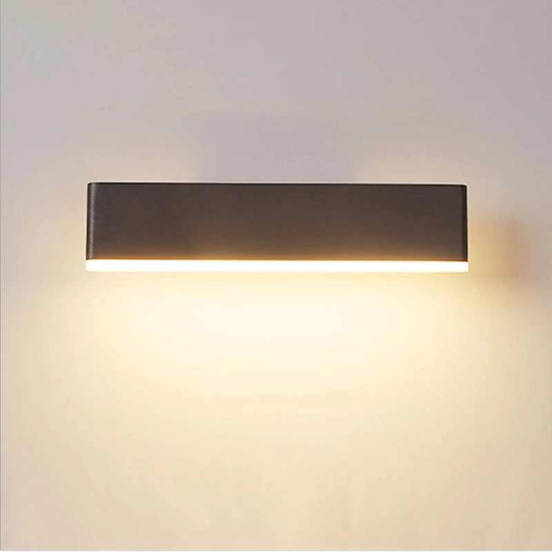 

Nordic Simple Rotatable Bedside Led Wall Light Square For Bedroom Balcony Bathroom Wall Lamps Sconce Surface Mount Free Shipping