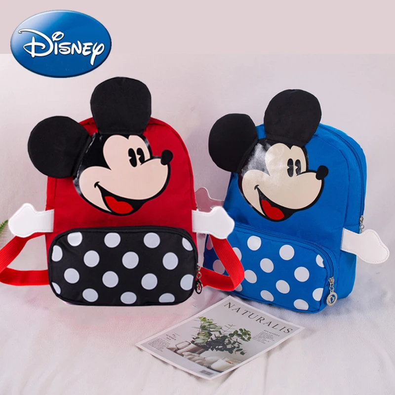 

Disney New Mickey Mouse Minnie 2019 Girl Boy Backpacks Kids School Bags Cartoon Children Cute Kindergarten Nursery Book Bag Gift