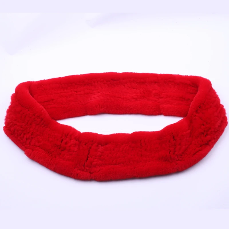 New Women's Natural Fur Shawls Wraps Genuine Rabbit Fur Neck Scarf High Quality Real Fur Scarves For Women (21)