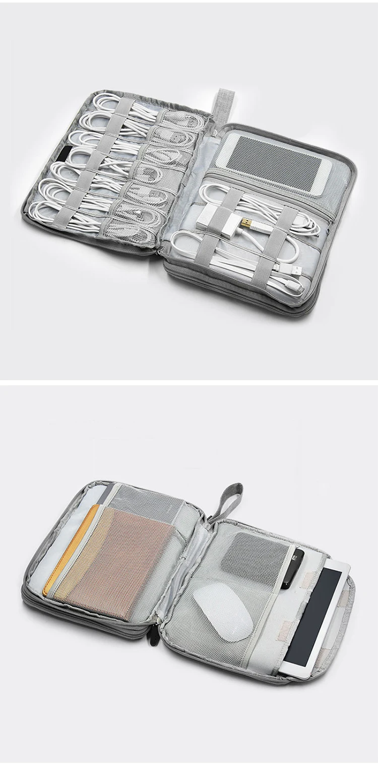 Цифровой кабельный организатор сумка путешествия Электронные Наушники гаджеты SD карты диски провода Чехол Tote мини запасные аккумуляторы