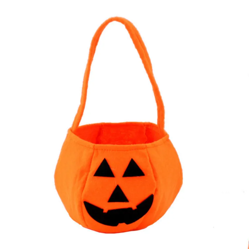 Halloween Gift Bags Pumpkin Candy Gift Bag Stereoscopic Hand Bag Halloween Decor Holiday Home Party Supplies